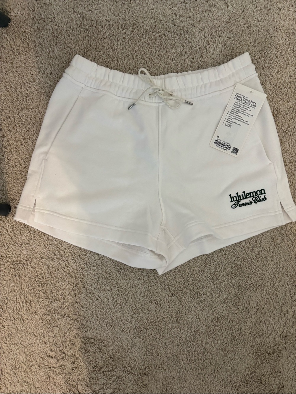 Lululemon graphics shorts Cotton French Terry Short 3"*Tennis Club size Medium